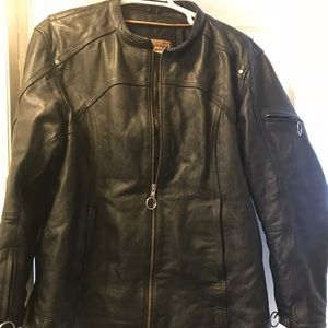 Leather Jacket Vest and Chaps .  Bundle.  2x